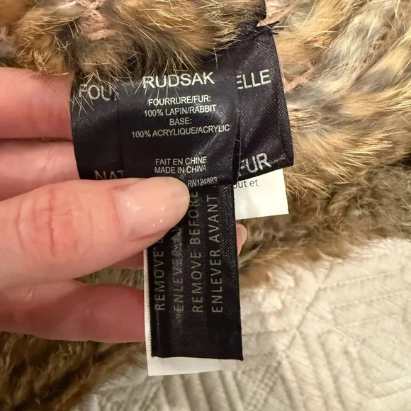 Women's Real Fur Vest, Rudsak, US XS/S - Picture 9 of 9